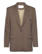 Cmtailor-Ja Blazers Single Breasted Blazers Brown Copenhagen Muse