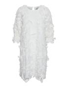 Yastrea 3/4 Dress - Show Tll Kort Kjole White YAS