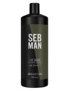 Seb Man The Boss Thickening Shampoo 1.000 Ml Sjampo Nude Sebastian Pro...