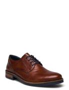 14602-24 Shoes Business Laced Shoes Brown Rieker
