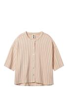 Naram Over D Shirt Tops Shirts Short-sleeved Orange Bongusta