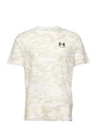 Ua Abc Camo Ss Tops T-shirts Short-sleeved Multi/patterned Under Armou...