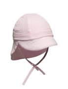 Summer Hat Muslin Solhatt Pink Huttelihut