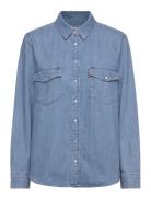Iconic Western Old 517 Blue 2 Tops Shirts Long-sleeved Blue LEVI´S Wom...