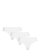 Pcnamee Thong 3-Pack Noos Stringtruse Undertøy White Pieces