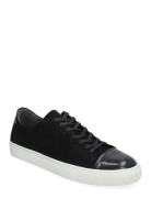 Lescape Suede Lave Sneakers Black Sneaky Steve