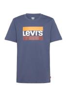 Te-S/S Tee Tops T-shirts Short-sleeved Navy Levi's