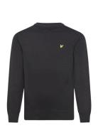 Cotton Crew Neck Jumper Tops Sweat-shirts & Hoodies Sweat-shirts Black...