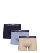 Bci Cotton/Elastane-3Pk-Trn Boksershorts Navy Polo Ralph Lauren Underw...