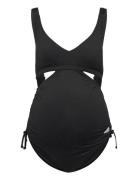 Mat Swimsuit Badedrakt Badetøy Black Adidas Performance