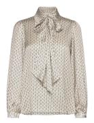 Kikkidea Tops Blouses Long-sleeved Beige Dea Kudibal