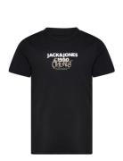 Jorbushwick Tee Ss Crew Neck Fst Jnr Tops T-shirts Short-sleeved Black...