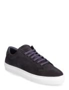 Theodor Suede Sneaker Lave Sneakers Navy Les Deux