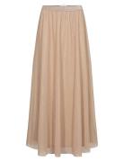 Nuea Maxi Skirt Langt Skjørt Beige Nümph