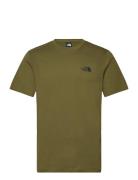 M Ss Simple Dome Tee Sport T-shirts Short-sleeved Khaki Green The Nort...