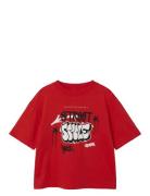 Nmmjopo Rlx Ss Top Tops T-shirts Short-sleeved Red Name It