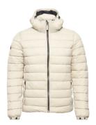 Classic Fuji Puffer Jacket Fôret Jakke Cream Superdry