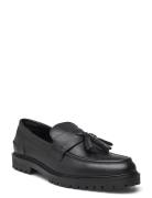 Thatcher Grain Tassel Loafer Mokasiner Lave Sko Black Les Deux