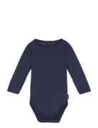 Jbs Of Dk Body Ls Wool Bodies Long-sleeved Navy JBS Of Denmark