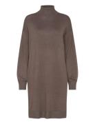 Srlea Rollneck Dress Knit Kort Kjole Brown Soft Rebels