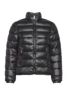 Pocket Quilted Jacket Fôret Jakke Black Mango