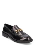 Chain Loafers Mokasiner Lave Sko Black Mango