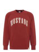 Style Ben Logo Cn Tops Sweat-shirts & Hoodies Sweat-shirts Red MUSTANG