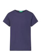 T-Shirt Tops T-shirts Short-sleeved Blue United Colors Of Benetton