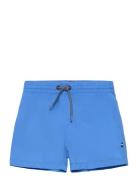 Cord Plain Swimming Trunks Badeshorts Blue Mango