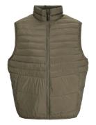 Jjestate Packable Bw Collar Noos Vest Green Jack & J S