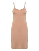 Rada Rebecca Slip Dress Kort Kjole Beige Bruuns Bazaar