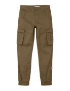 Nkmryan Cargo R Twi Pant 2222-Ba Noos Bottoms Khaki Green Name It