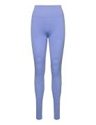 Essential Block Seamless High Waist Tights Sport Running-training Tigh...