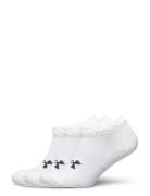 Ua Essential Low Cut 3Pk Sport Socks Footies-ankle Socks White Under A...