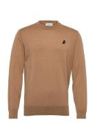 Voleur Knit Designers Knitwear Round Necks Brown Libertine-Libertine