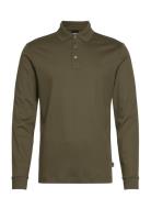 Pado 30 Tops Polos Long-sleeved Khaki Green BOSS