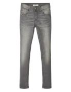 Nkfpolly Skinny Jeans 1262-Ta Noos Bottoms Jeans Skinny Jeans Grey Nam...