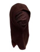 Balaclava Knit Accessories Headwear Balaclava Brown En Fant