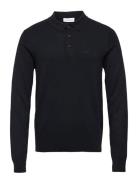 Long Sleeve Knitted Poloshirt Tops Knitwear Long Sleeve Knitted Polos ...