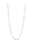 Necklace, Lola Accessories Jewellery Necklaces Chain Necklaces Brown E...