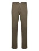 Jared Twill Chino Pants Designers Trousers Chinos Khaki Green Les Deux