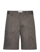 Como Reg Cotton-Linen Shorts Bottoms Shorts Chinos Shorts Grey Les Deu...