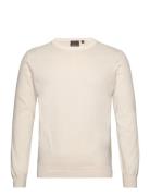 Valter Roundneck Designers Knitwear Round Necks Cream Oscar Jacobson