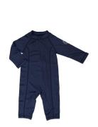 Uv Baby Suit Navy 21 62/68 Swimwear Uv Clothing Uv Suits Navy Geggamoj...