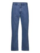 Trousers Alef Denim Bottoms Jeans Relaxed Blue Schnayderman's