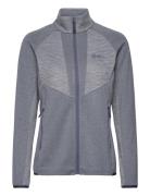 Blattsteig Fz W Sport Sweat-shirts & Hoodies Fleeces & Midlayers Grey ...