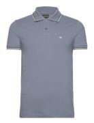 Polo Shirt Designers Polos Short-sleeved Blue Emporio Armani