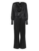 Maddixgz Ls Jumpsuit Bottoms Jumpsuits Black Gestuz