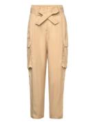 Joanie Bottoms Trousers Cargo Pants Beige Reiss