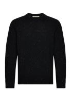 Wbtao Raglan Knit Designers Knitwear Round Necks Black Woodbird